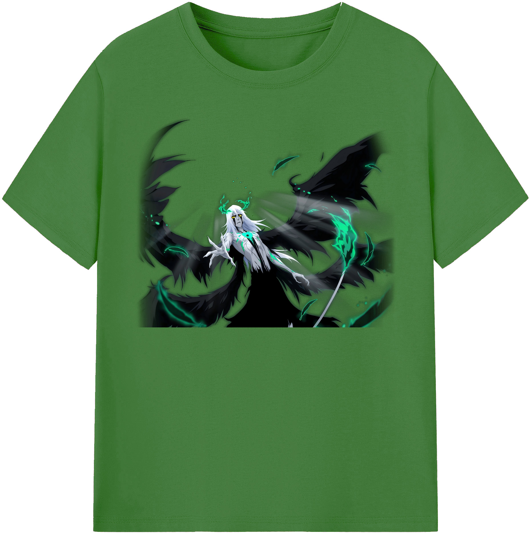 （画像用） ブリーチ ウルキオラ·シファー BLEACH Ulquiorra cifer レディースカジュアルプリントTシャツ（綿100％）